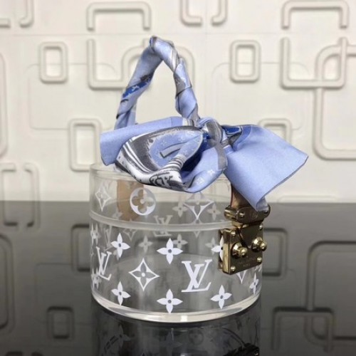 Louis Vuitton Plastikowa przezroczysta torba typu box Scott Tote Bag 45669