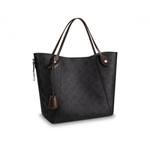 Louis Vuitton Oryginalna skórzana torba HINA Mahina M53140 Czarna