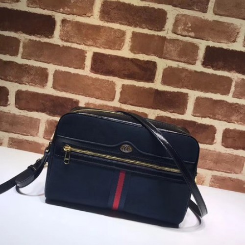Torebka na ramię Gucci GG canvas ophidia supreme mała PVC 473875 brązowa