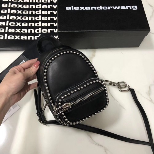 Alexander Wang skórzany mini plecak 0003 czarny