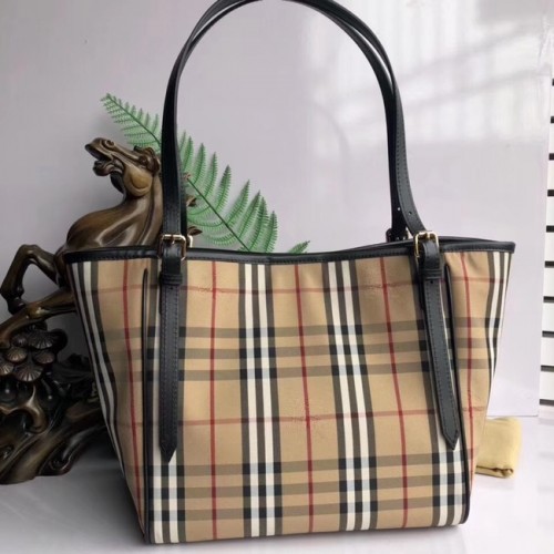 Torba typu tote BURBERRY Medium Banner 5788 czarna