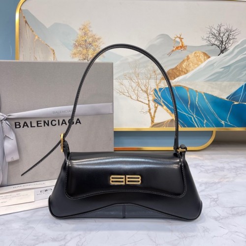 Balenciaga Klepsydra Mała torebka z uchwytem od góry 6008 czarna