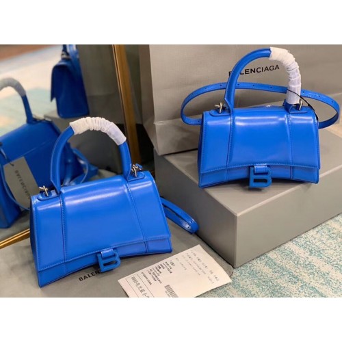 Balenciaga Original Leather 25955 Niebieski