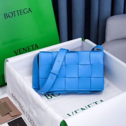 Bottega Veneta TORBA KASETOWA 578004 niebieska