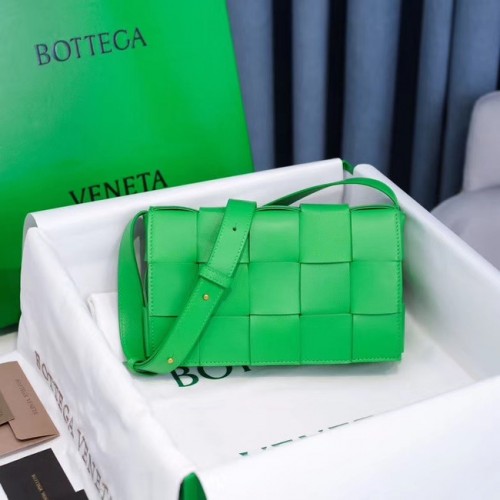 Bottega Veneta TORBA KASETOWA 578004 zielona