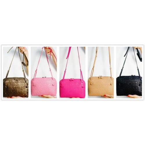 Torba przez ramię Bottega Veneta Bicolors Intrecciato Nappa BV9610