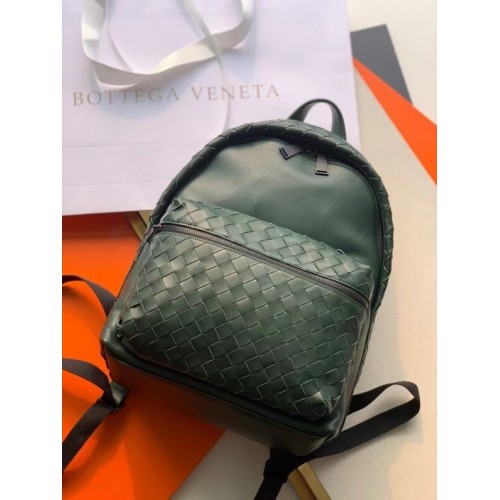 Bottega Veneta CLASSIC INTRECCIATO Plecak skórzany Intrecciato 7786 RAINTREE