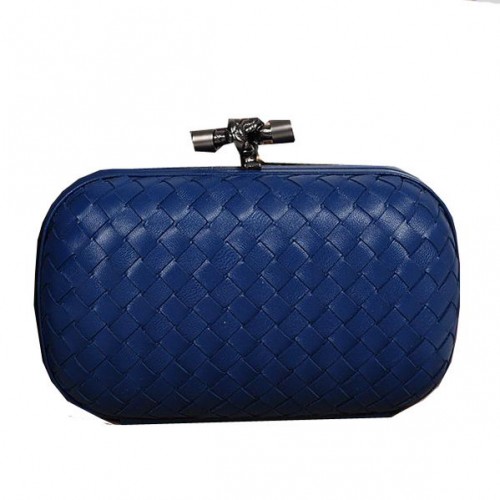 Bottega Veneta Intrecciato Skóra Owcza Impero Ayers Kopertówka 11308 RoyalBlue