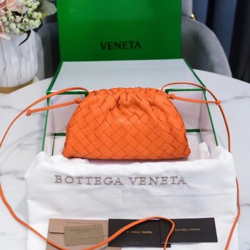 Bottega Veneta MINI POUCH 585852 pomarańczowy