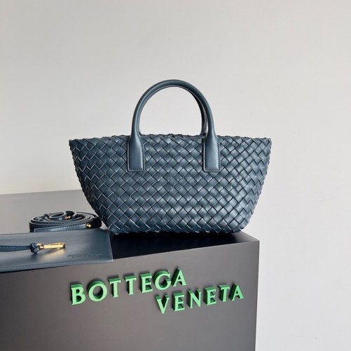 Bottega Veneta Mini Cabat 709464 Królewski błękit