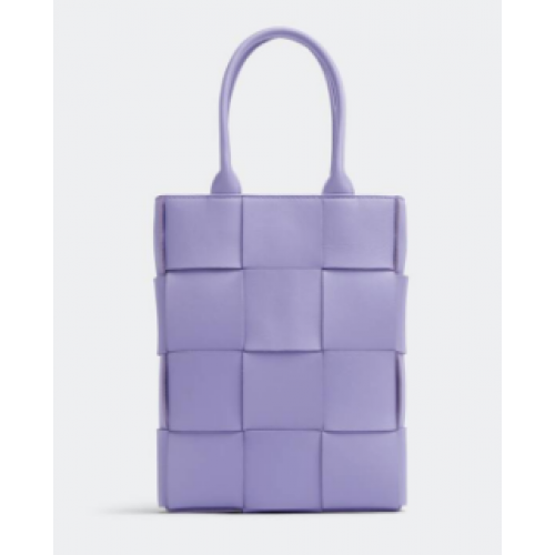 Mini-kasetowa torba na zakupy Bottega Veneta 709341 Wisteria