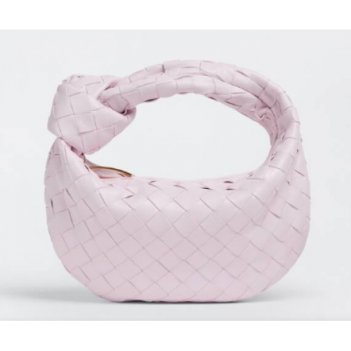 Bottega Veneta Mini torba ze skóry intrecciato z górnym uchwytem 651876 Bliss Washed