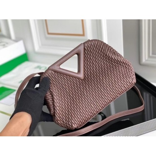 Bottega Veneta POINT 661986 ciemny brąz