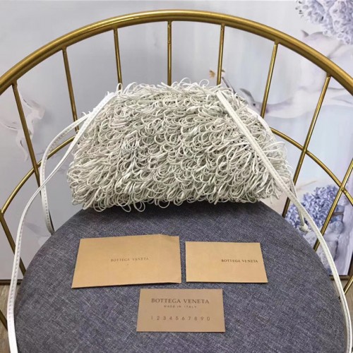 Torba na ramię Bottega Veneta 576227 Off White