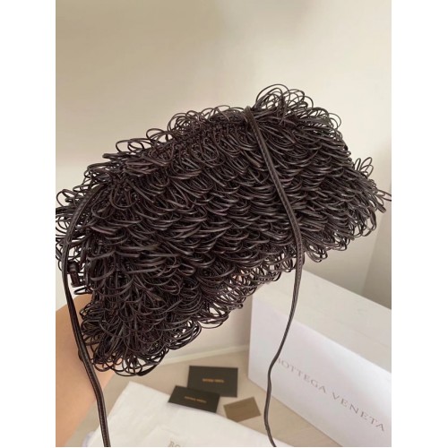 Torebka na ramię Bottega Veneta 576227 ciemnobrązowa