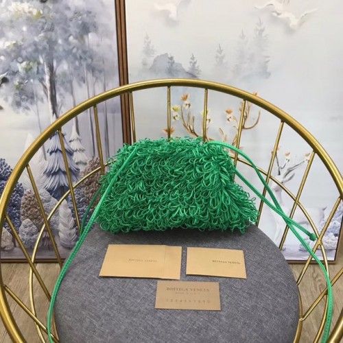 Torba na ramię Bottega Veneta 576227 zielona