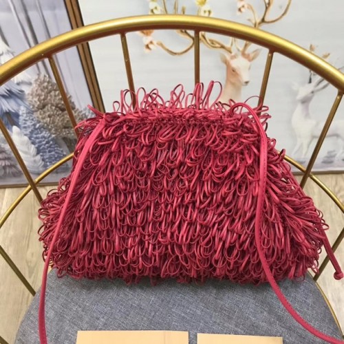 Torba na ramię Bottega Veneta 576227 różowa