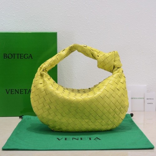 Bottega Veneta Teen Jodie 690225 Błyszcząca zieleń