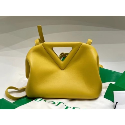 Torebki Bottega Veneta z uchwytem górnym point 658476 yellow