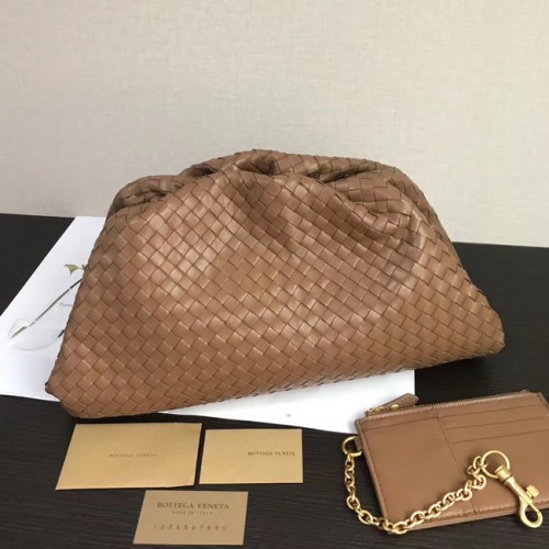 Kopertówka Bottega Veneta Weave 585853 brązowa