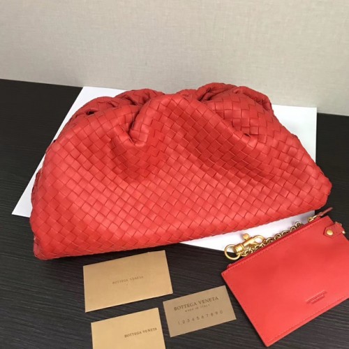 Kopertówka Bottega Veneta Weave 585853 czerwona