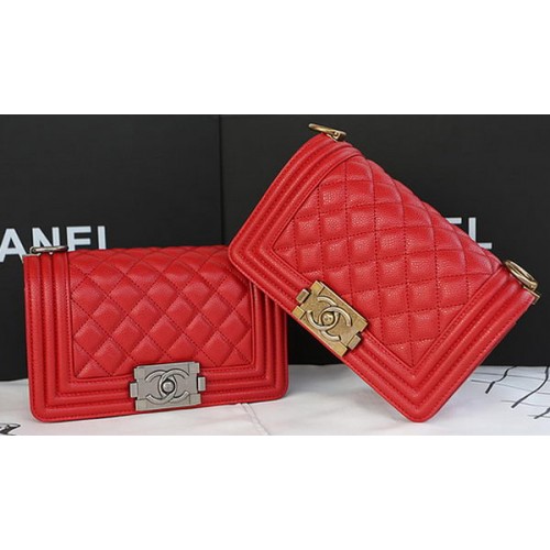 Torebka Chanel mini Flap Bag Original Cannage Pattern A67085 Red