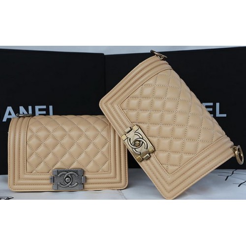 Torebka Chanel mini Flap Bag Original Sheepskin A67085 Apricot
