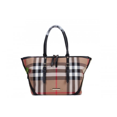 Torba na ramię BurBerry House Check Saddlestitch B20551 Czarna