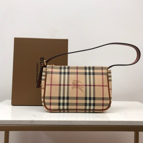 Torba na ramię BurBerry ze skóry 80112 brązowa