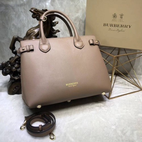 Torba skórzana BurBerry 5559 morelowa
