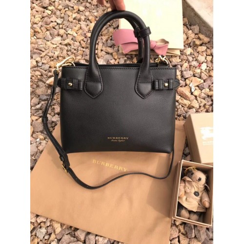 Torba skórzana BurBerry 5560 czarna