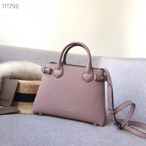 Torba skórzana BurBerry 7461 różowa