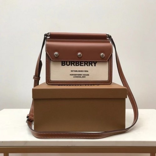 Torba na ramię BurBerry 80146 brązowa