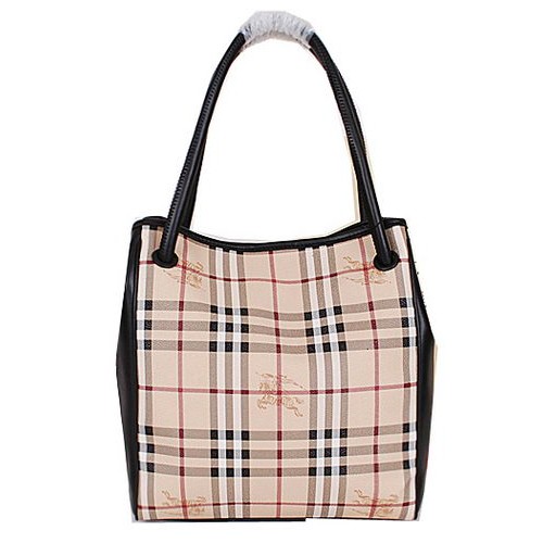 Torba BurBerry Small Haymarket Check Tote Bag 38825571 w kolorze czarnym