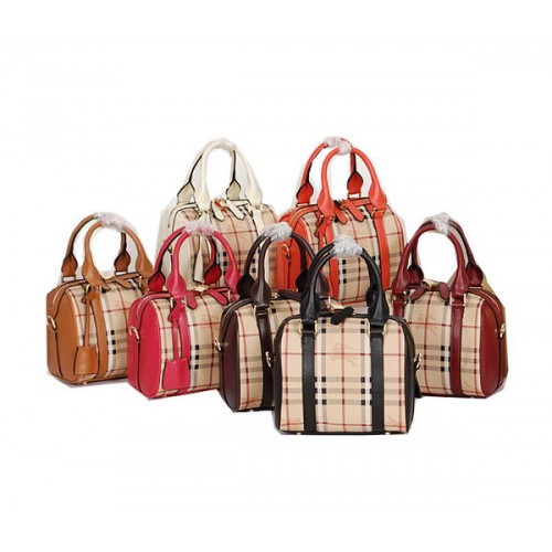 Mała torba typu tote BurBerry Haymarket Check B9091