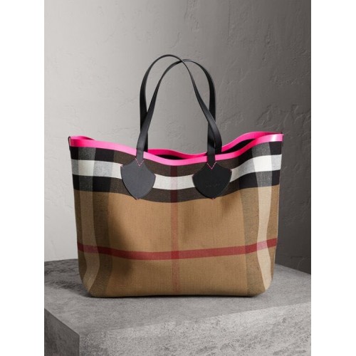 Torba na zakupy BurBerry Tote BU5548 czerwona