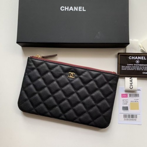 Torba podróżna CHANEL 19 Caviar Original Leather AP1060 czarna