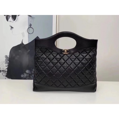 Torba na zakupy CHANEL 31 duża b57978 czarna