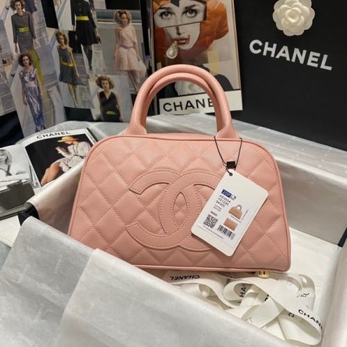 Torba do kręgli CHANEL AS3034 różowa