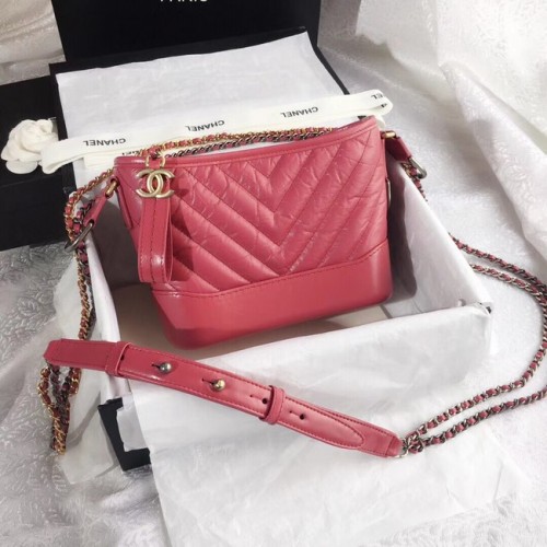 CHANEL GABRIELLE Oryginalna mała torebka typu hobo A91810 Różowa