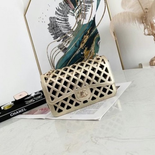 Torebka CHANEL mini z klapką AS2370 złota