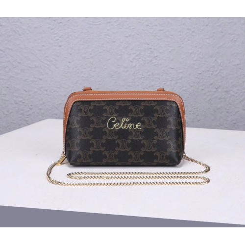 Celine COATED CANVAS CL00382 brązowy