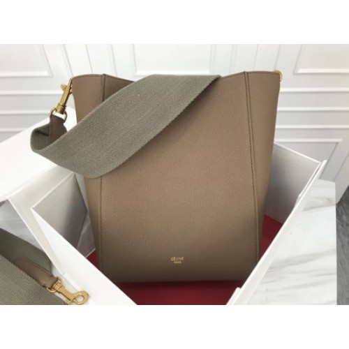 Celine Cabas Phantom Bags Oryginalna skóra cielęca 3370 Khaki