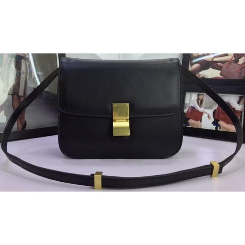 Celine Classic Box Flap Bag Skóra cielęca C88008 Czarna