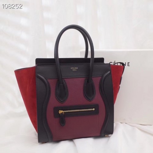 Torba typu tote Celine Luggage Boston, cała ze skóry cielęcej C0189-1
