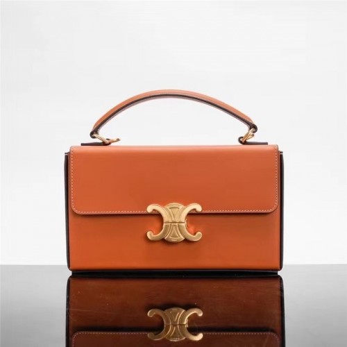 Celine SMALL CUIR TRIOMPHE Z GŁADKIEJ SKÓRY CIELĘCEJ 199992 TAN