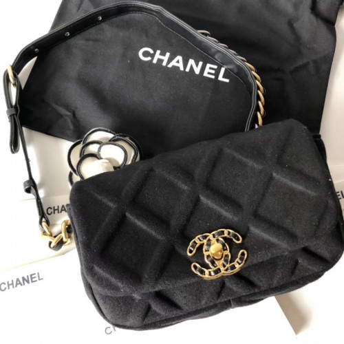 Chanel 19 Bodypack AS1163 czarny