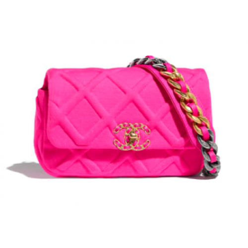 Chanel 19 Bodypack AS1163 w kolorze różowym