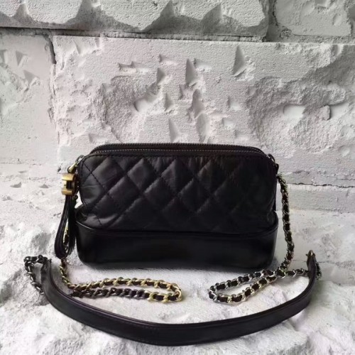 Torebka na ramię Chanel Gabrielle Original Leather 2017 w kolorze czarnym