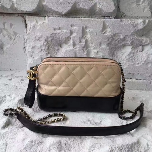 Torebka na ramię Chanel Gabrielle Original Leather 2017 w kolorze camelowym